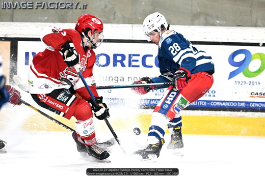 2023-02-23 Valpellice Bulldogs-Hockey Como 5863 Filippo Salvai